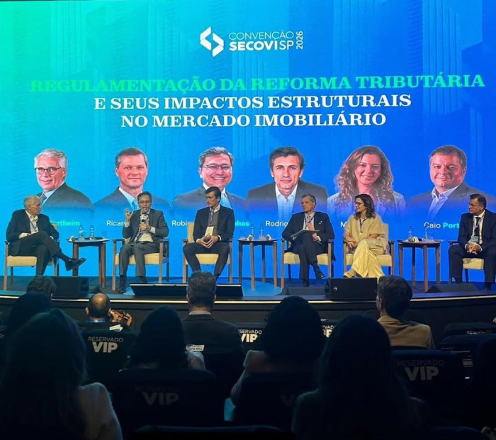 Segurança jurídica e reforma tributária dominam debates da manhã na Convenção Secovi-SP 2026