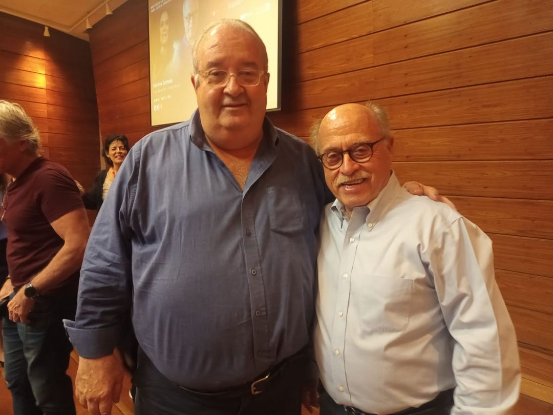 Sábado István  (à direita, na foto) faz aniversário. Eu também. Eu 67, ele quase nada a mais