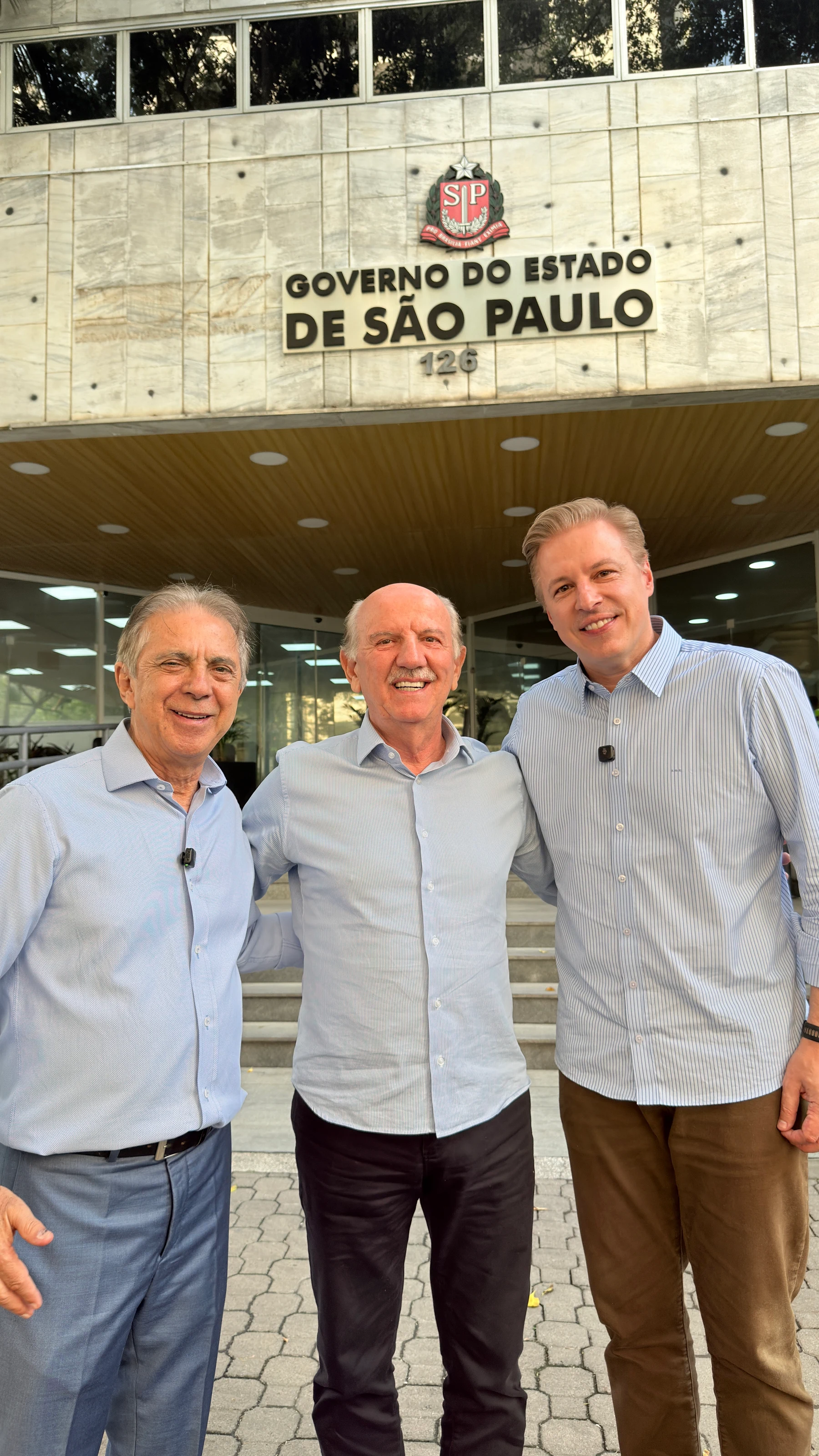 Rubens Furlan, Beto Piteri e Igor Soares participaram da articulação pela parada em Barueri. Foto: Divulgação.